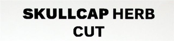 Scullcap Herb (Cut)