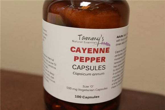 CAYENNE CAPSULES (100)